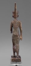 Figurine of the goddess Neith. The goddess Neith is depicted in a striding position, with her right