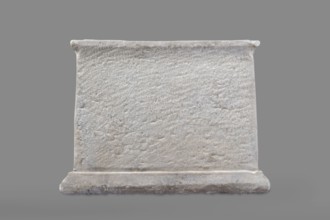Urn with a depiction of swans, unknown Roman workshop. Sepulchral funerary urn, Roman, dated to the