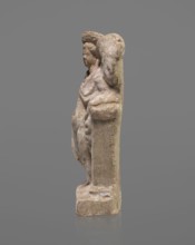 Terracotta figurine of Eros with a goose. Terracotta. Eros mythology, Greek mythology, figurines