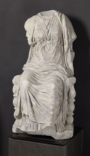 Statue of the goddess Cybele on a throne, Puslowski, Scen.Gal.Klass., Cybele myth., statues of