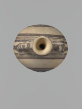 Canteen, Cyprus, Cypriot ceramics, canteens, White Painted I . Canteen decorated with concentric