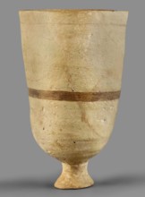 Cup, unknown Mitannian workshop; Mitannian pottery 15th–14th century BC; stemmed cup; material: