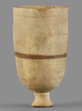 Cup, unknown Mitannian workshop, Mitannian pottery 15th–14th century BC, stemmed cup, Mitanni,