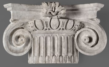 Ionic pilaster capital, unknown Roman workshop, 2nd century, Roman Empire 27 BC–476, architectural