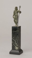 Figurine of Poseidon, unknown Roman workshop. Figurine of Poseidon standing in contrapposto,