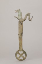 Fragment of a grave brazier, 2nd half of the 5th century, Etruria; height 30.5 cm, width 11.5 cm,