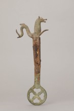 Fragment of a grave brasier, 2nd half of the 5th century, Etruria; height 30.5 cm, width 11.5 cm,