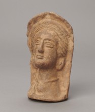 Votive head, 3rd–2nd century BC, Central Italy; sculpture; height 14.5 cm, width 9 cm, depth 8.5