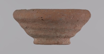 Bowl, Egyptian pottery, clay vessel, bowl, 332 BC–395 AD Ptolemaic–Roman Period, from Edfu; vessel;