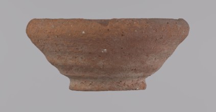 Bowl, Egyptian pottery bowl of clay; 332 BC–395 AD Ptolemaic–Roman Period; from Edfu; vessel;