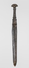 Dagger, unknown Luristan workshop. Dagger with a cast blade and a mushroom-shaped hilt with a