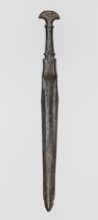 Dagger, unknown Luristan workshop. Dagger with a cast blade and a mushroom-shaped hilt with a