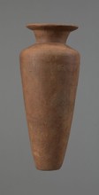 Vessel, Egyptian pottery, Type HS vessel, conical slender shape, widest at about 3/4 of the height.