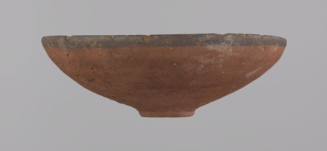 Bowl, A conical clay bowl with a ring-shaped bottom, wheel-made from Nile clay type NB2, Vienna