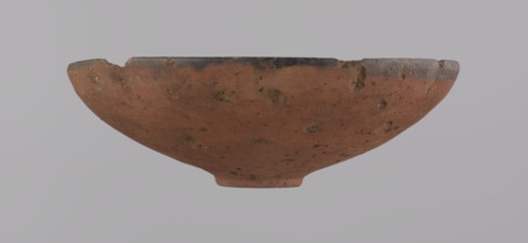 Bowl, Egyptian ceramic bowl with conical shape and ring-shaped bottom. Wheel-made from Nile clay