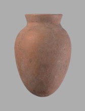 Vessel, Egyptian pottery vessel of clay, c. 2686–c. 2181 BC Old Kingdom?, from Edfu; height 16.5