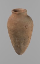 Vessel with hieratic inscription; ceramics, Egyptian clay Nile clay NB2, Vienna System. Conical