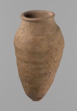 Vessel with hieratic inscription, Egyptian pottery vessel ceramic, clay, Old Kingdom, ca. 2686–ca.