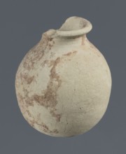Spherical vessel, unknown northern Mesopotamian workshop; clay; Early Jazira III period / Early