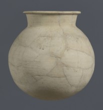 Globular vessel, unknown Northern Mesopotamian workshop; globular vessel, clay; excavations of the