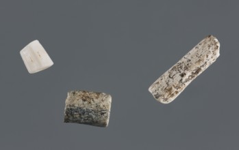 Set of three beads, unknown Northern Mesopotamian workshop, Early Jazira III period ca. 2600–ca.
