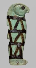 Amulet - Kebehsenuf element of a mummy net, Kebehsenuf myth., Sons of Horus myth., mummies, grave
