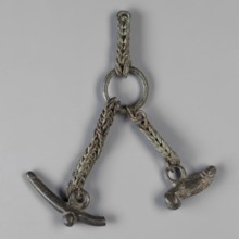 Pendant with phalluses, phalluses, pendants, amulets - body parts, 1st century, Italy, amulet,