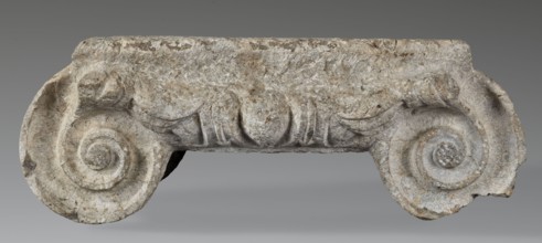 Ionic capital, unknown author, Roman architecture, capitals architect, volutes, ovoid ornament,