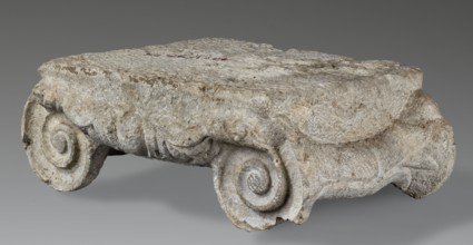 Ionic capital, Roman architecture, capitals architect, volutes, ovoid ornament, cymatium ornament,