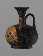 Aryballus lekythos, Ancient Greece, antiquity; bird iconography; ceramics; red-figure pottery;
