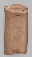 Fragment of a transport amphora vice with a stamp depicting an oinochoe and an incomplete Greek