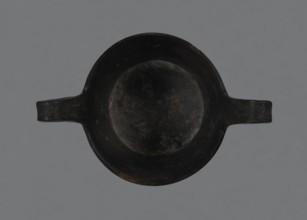 Kantharos, kantharos black-varnished on a cup-shaped foot, vessel; 1st half of the 6th century BC,