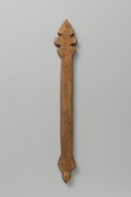 Hand cross, Ethiopian workshop. A small, roughly detailed hand cross with a rhomboid ending—shaped