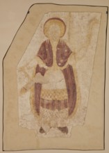 Wall painting: High Priest Aaron, Nubian workshop; wall painting, censer iconographic, liturgical