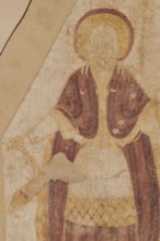 Wall painting: High Priest Aaron, Nubian workshop, wall painting, censer iconographic, liturgical