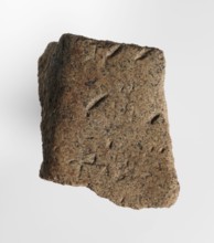 Inscription - fragment, unknown,  craftsman, inscriptions, Granite fragment with engraved