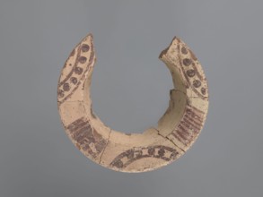 Fragment of a censer, upper part with a spout. The inner and outer surfaces are covered with a