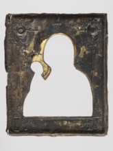 Icon in a cover: Our Lady of Tikhvin, Russian workshop, I.Ch., Mary mother of Jesus Christ, Our