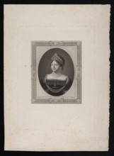 Maria Feodorovna Sophie Dorothea of Württemberg, 1759–1828, wife of Tsar Paul I. Engraving after a