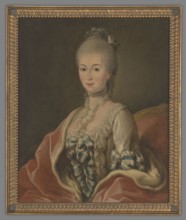Wiktoria Pociejowa, née Potocka 1744–1771, unknown author. Seated torso of a young woman,