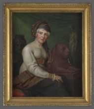 Helena Radziwill, née Przezdziecka 1753–1821, painted by Ernst Gebauer 1782–1865. Seated, body