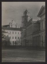 Vilnius. Bishop's Palace later Representative Palace and Church of St. John the Baptist and St.