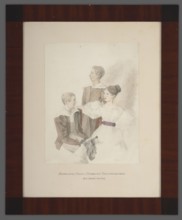 Portrait of Michalina 1816–1883, Karol 1821–1886 and Zygmunt Radziwill 1822–1892; Radziwill née