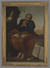 Saint Peter Praying, 19th century, painting, height 117.0 cm, width 78.0 cm. Saint Peter is seated