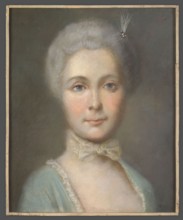 Maria Karolina Radziwillowa 1730–1795, unknown author. Bust turned slightly to the right, head and