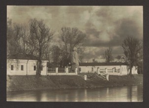 Vilnius. The Neris River and the Mickiewicz Monument, Bulhak, Jan 1876-1950 photographer,