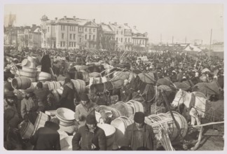 Vilnius. Kaziuk Fair. Photographer: Jan Bulhak 1876–1950. Vilnius Lithuania, Kaziuki fair,