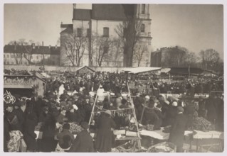 Vilnius. Kaziuk Fair. Photographer: Jan Bulhak 1876–1950. Vilnius Lithuania, Kaziuki fair,