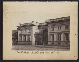 The Sculptor Manzel's House at Chlodna Street View of the front elevation of the house built for