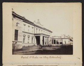Warsaw. Hospital of the Holy Spirit on Elektoralna Street building designed by architect Józef